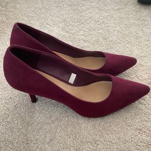 Merona Velvet Purple Heels